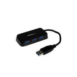 Startech Hub Mini USB 3.0 SuperSpeed a 4 porte portatile - Nero - Hub - 4 x Supe (ST4300MINU3B)
