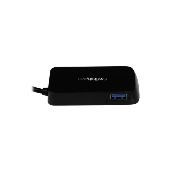 Startech Hub Mini USB 3.0 SuperSpeed a 4 porte portatile - Nero - Hub - 4 x Supe (ST4300MINU3B)