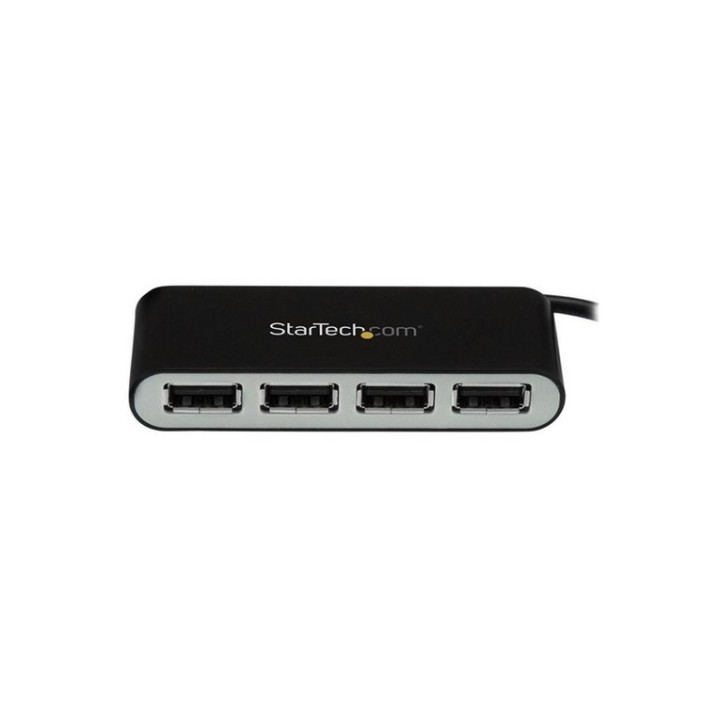 Startech Hub USB 2.0 portatile a 4 porte con cavo integrato - Perno e Concentrat (ST4200MINI2)