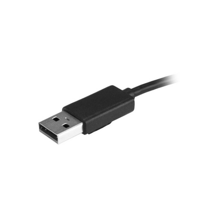Startech Hub USB 2.0 portatile a 4 porte con cavo integrato - Perno e Concentrat (ST4200MINI2)