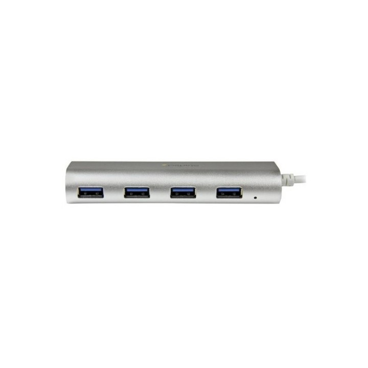 Startech Hub USB 3.0 a 4 porte compatto e portatile con cavo integrato - Hub USB