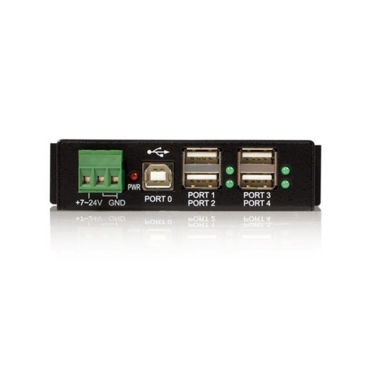 Startech HUB USB 2.0 Industriale in metallo a 4 porte USB 2.0 - Hub - 4 x USB 2. (ST4200USBM)