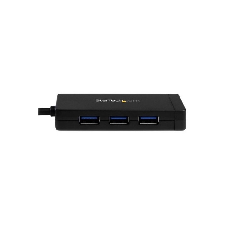 Startech Hub USB 3.0 a 3 porte con USB-C e Ethernet Gigabit - Include Adattatore (HB30C3A1GE)