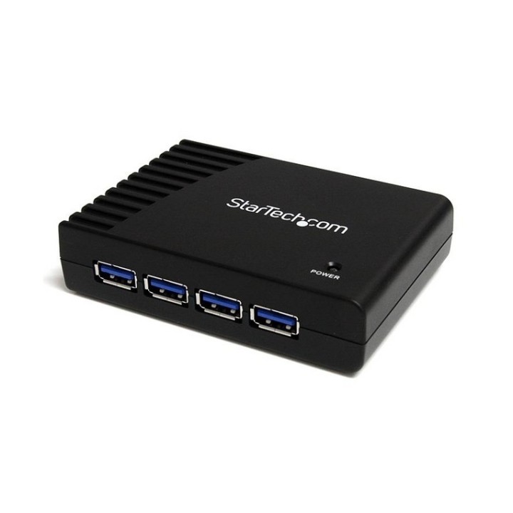 Startech Hub a 4 porte USB 3.0 SuperSpeed, colore nero - Hub - 4 x SuperSpeed US