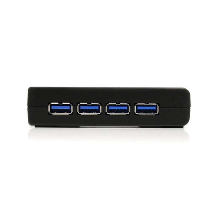 Startech Hub a 4 porte USB 3.0 SuperSpeed, colore nero - Hub - 4 x SuperSpeed US