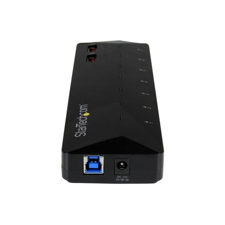 Startech Hub USB 3.0 a 7 Porte con Porte di Ricarica Dedicate - 2 Porte x 2,4 Am (ST93007U2C)