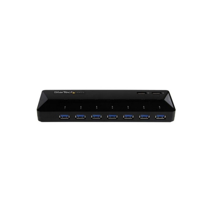 Startech Hub USB 3.0 a 7 Porte con Porte di Ricarica Dedicate - 2 Porte x 2,4 Am (ST93007U2C)