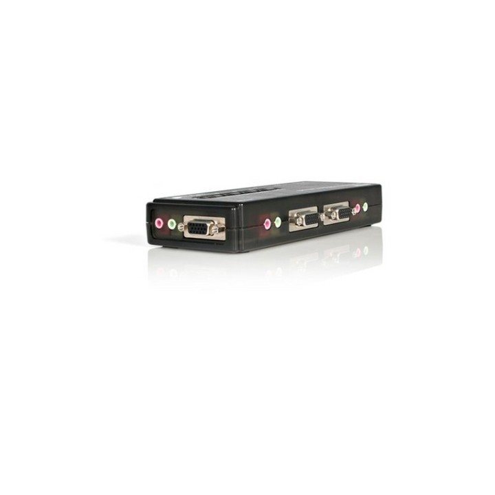 Startech Kit Switch KVM USB con audio e cavi 4 porte, colore nero - Switch KVM /