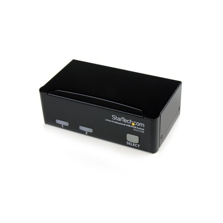 Startech Kit switch KVM USB professionale a 2 porte con cavi - Switch KVM - 2 x
