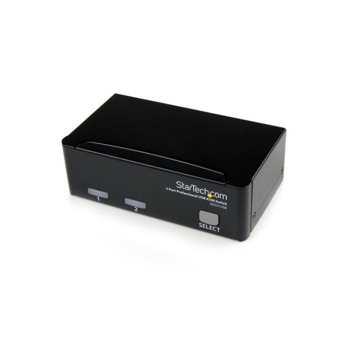 Startech Kit switch KVM USB professionale a 2 porte con cavi - Switch KVM - 2 x