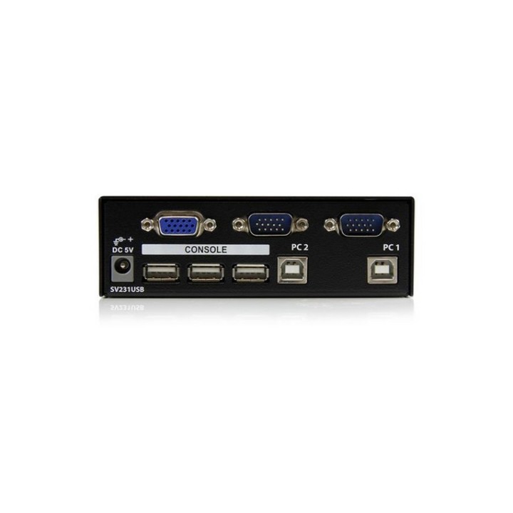 Startech Kit switch KVM USB professionale a 2 porte con cavi - Switch KVM - 2 x