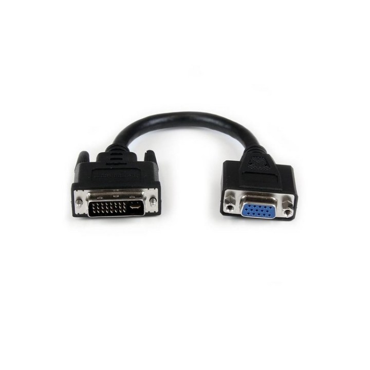 StarTech.com Adattatore cavo DVI a VGA da 20 cm - DVI-I maschio a VGA femmina -