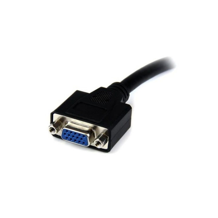 StarTech.com Adattatore cavo DVI a VGA da 20 cm - DVI-I maschio a VGA femmina -