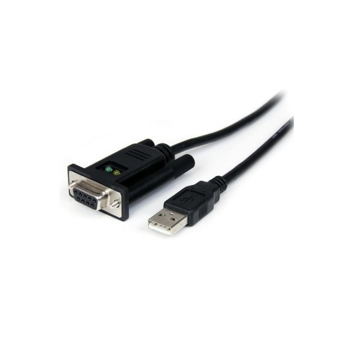 StarTech.com Cavo adattatore seriale DCE 1 porta USB a RS232 DB9 null modem con