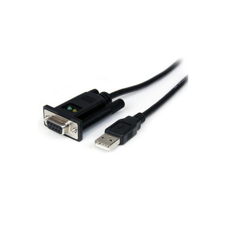 StarTech.com Cavo adattatore seriale DCE 1 porta USB a RS232 DB9 null modem con
