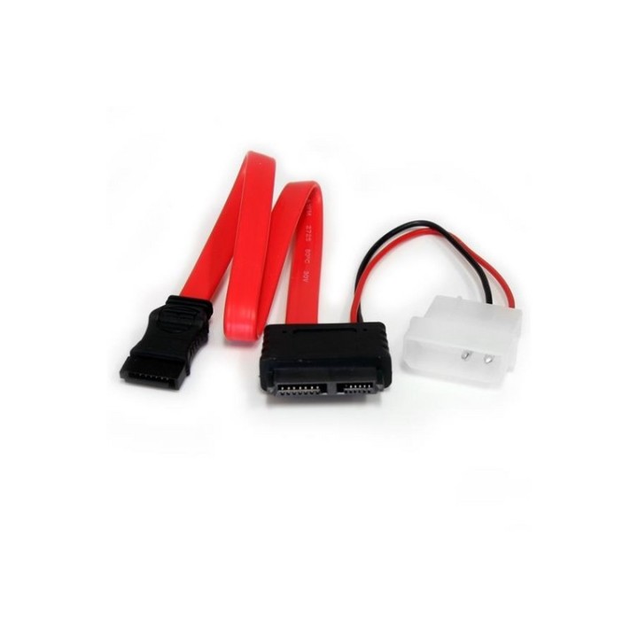 StarTech.com Adattatore cavo slimline SATA a SATA e alimentazione LP4 30,5 cm -