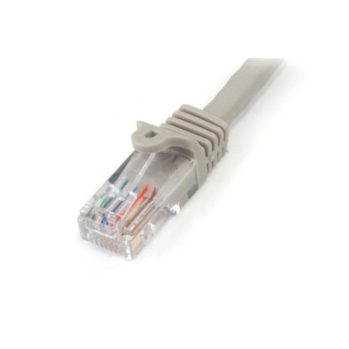 Startech Cavo di rete CAT5e - Cavo Patch Ethernet RJ45 UTP grigio da 5m antigrov (45PAT5MGR)