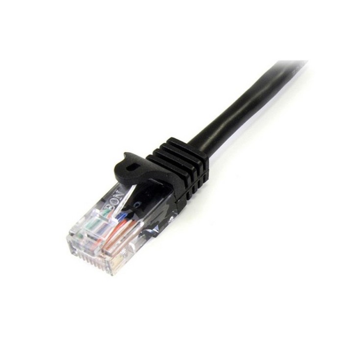 Startech Cavo di rete CAT5e - Cavo Patch Ethernet RJ45 UTP nero da 5m antigrovig (45PAT5MBK)