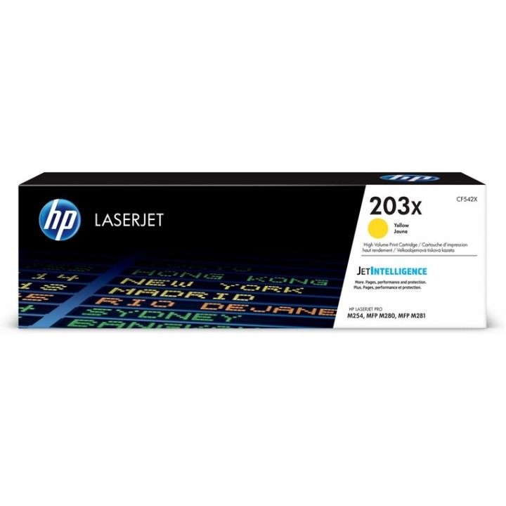 HP 203X - Alta resa - giallo - originale - LaserJet - cartuccia toner (CF542X)