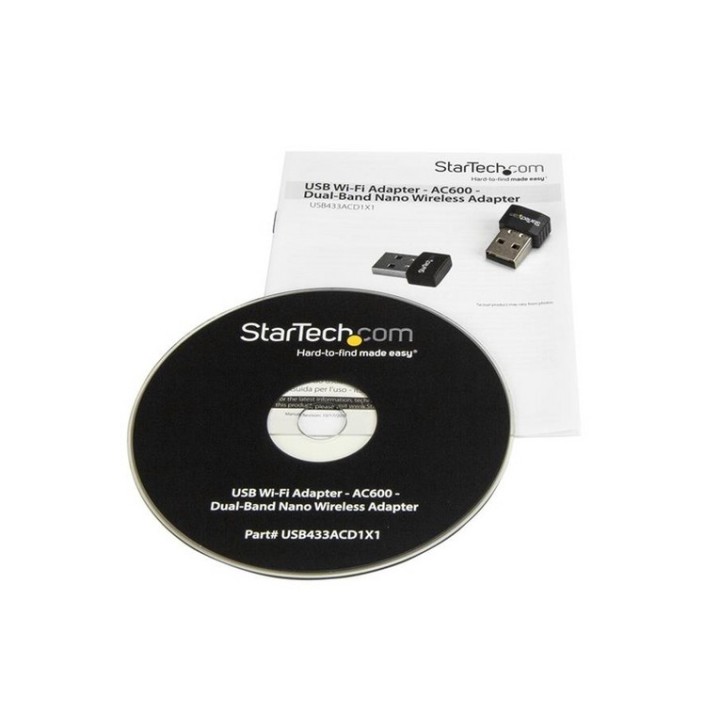 Startech Adattatore Wi-Fi USB - AC600 - Adattatore Wireless Nano a Doppia-Banda (USB433ACD1X1)
