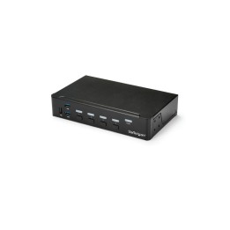Startech Switch Commutatore KVM a 4 Porte HDMI con Hub USB 3.0 - 1080p - Switch (SV431HDU3A2)