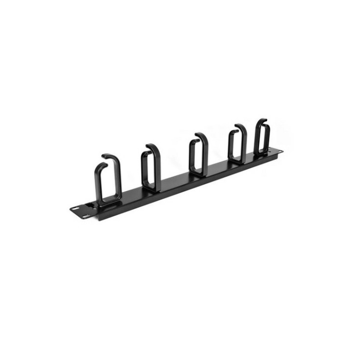 StarTech.com Pannello gestione cavi 1U 19" per rack con anelli guida in metallo