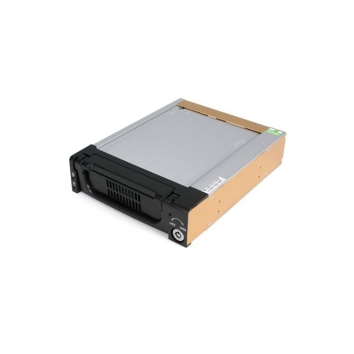 StarTech.com Cassetto rack portatile per disco rigido SATA da 5,25", robusto, in