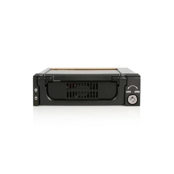 StarTech.com Cassetto rack portatile per disco rigido SATA da 5,25", robusto, in
