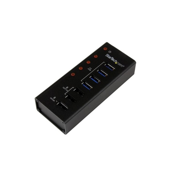 Startech Hub USB 3.0 alimentato a 4 porte con 3 porte di ricarica USB dedicate (