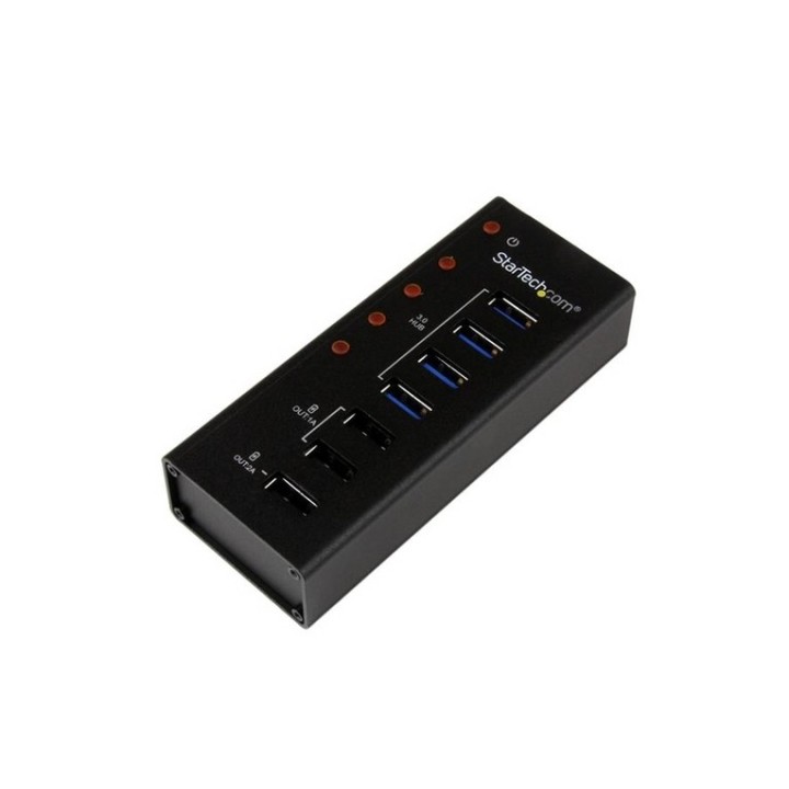 Startech Hub USB 3.0 alimentato a 4 porte con 3 porte di ricarica USB dedicate (