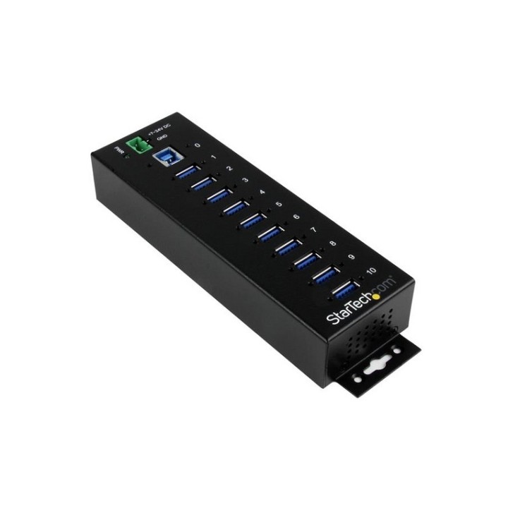 Startech HUB Industriale USB 3.0 a 10 porte - Perno e concentratore USB 3.0 con (ST1030USBM)