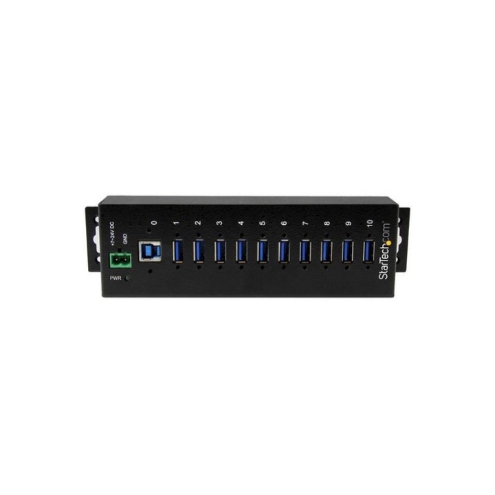 Startech HUB Industriale USB 3.0 a 10 porte - Perno e concentratore USB 3.0 con (ST1030USBM)