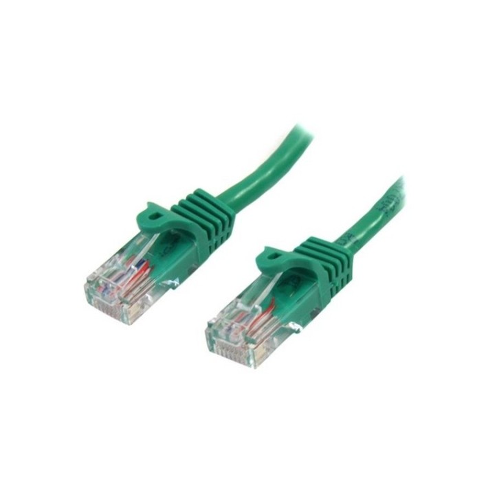 Startech Cavo di Rete da 50cm Verde Cat5e Ethernet RJ45 Antigroviglio - Cavo Pat (45PAT50CMGN)