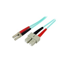 StarTech.com Cavo in fibra ottica duplex da 2m. - Cavo multimodale 50/125 LC-SC (A50FBLCSC2)