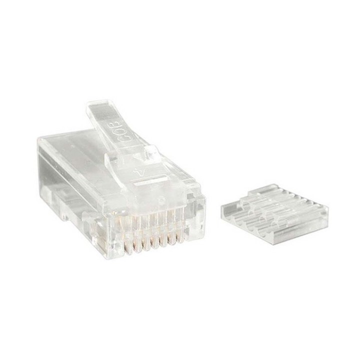 StarTech.com Connettore Modulare intrecciato RJ45 Cat6 - Confezione da 50 unità (CRJ45C6STR50)