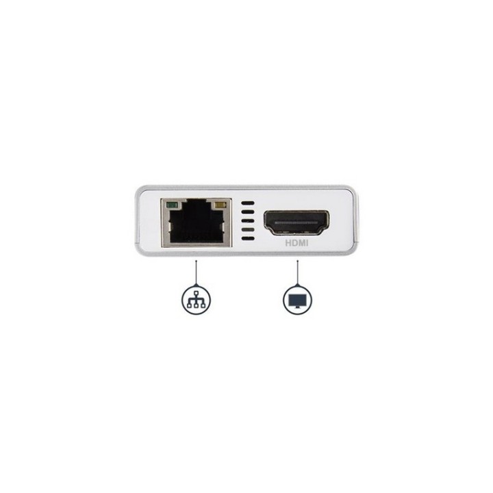 StarTech.com Adattatore Multifunzione USB-C - PD - 4K HDMI - Gbe - USB3.0 - Dock