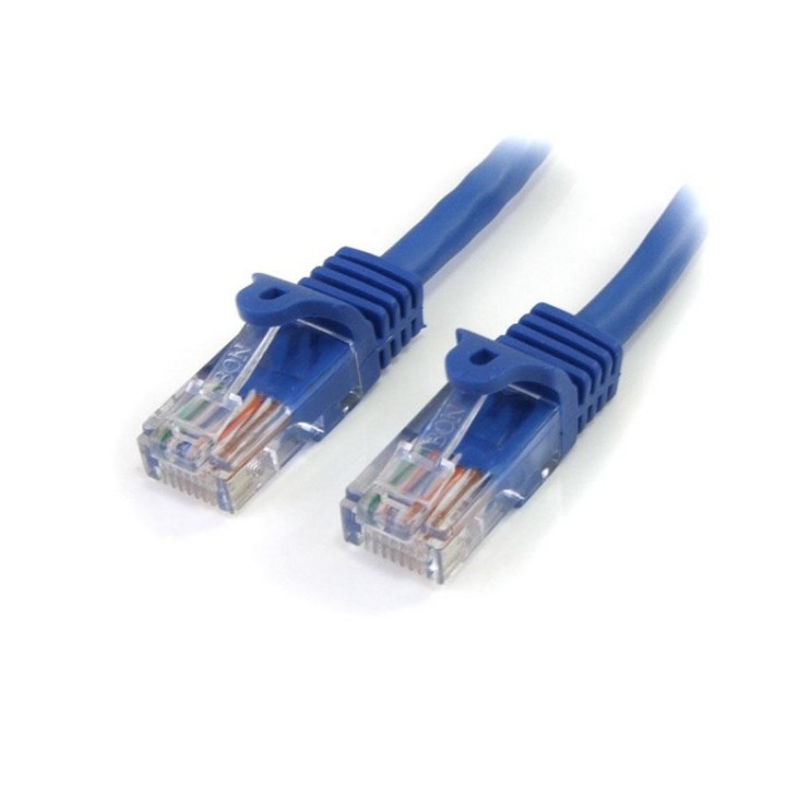 Startech Cavo di rete CAT5e - Cavo Patch Ethernet RJ45 UTP blu da 5m antigrovigl (45PAT5MBL)