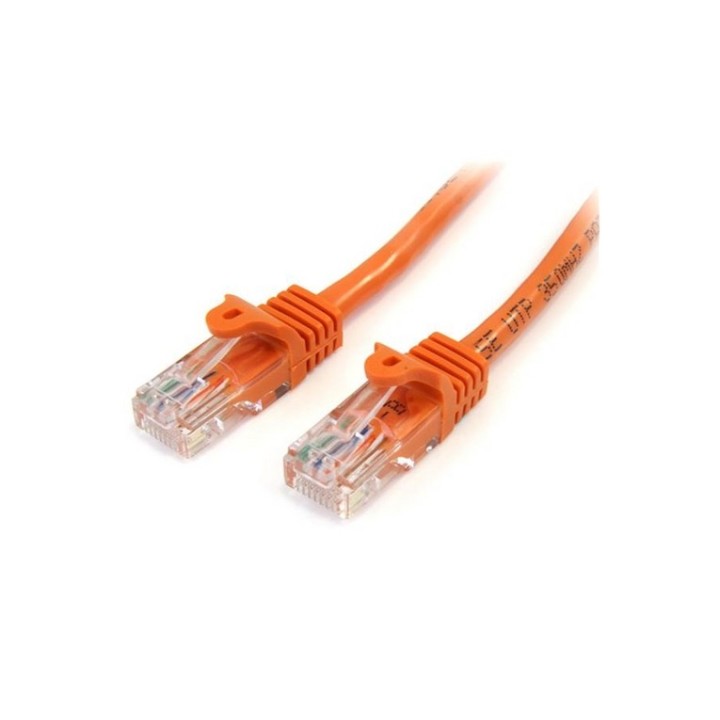 StarTech.com Cavo di rete CAT 5e - Cavo Patch Ethernet RJ45 UTP Arancio da 1m  a
