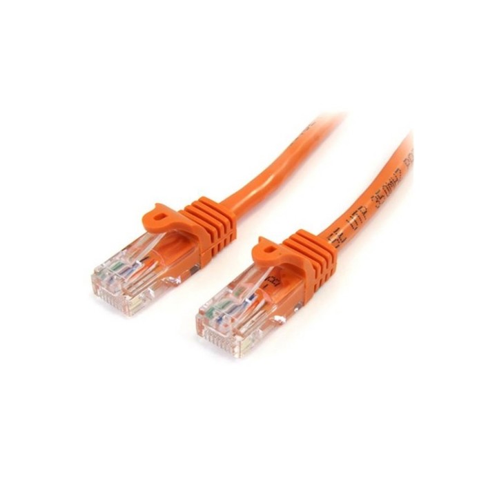 StarTech.com Cavo di rete CAT 5e - Cavo Patch Ethernet RJ45 UTP Arancio da 1m  a