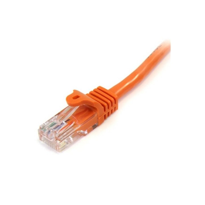 StarTech.com Cavo di rete CAT 5e - Cavo Patch Ethernet RJ45 UTP Arancio da 1m  a