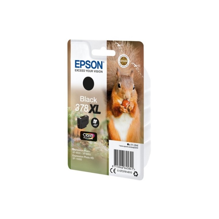 Epson 378XL - 11.2 ml - XL - nero - originale - blister - cartuccia d'inchiostro