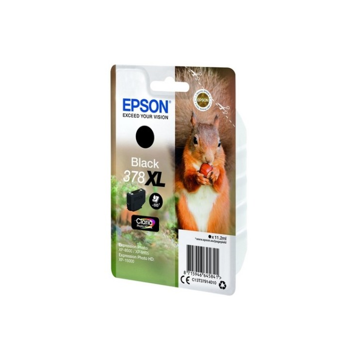 Epson 378XL - 11.2 ml - XL - nero - originale - blister - cartuccia d'inchiostro