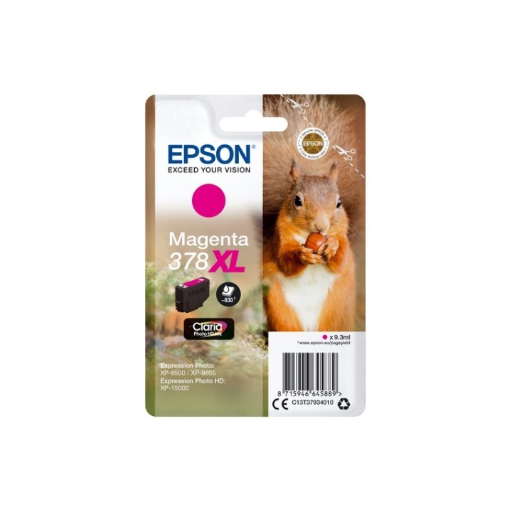 Epson 378XL - 9.3 ml - XL - magenta - originale - blister - cartuccia d'inchiost