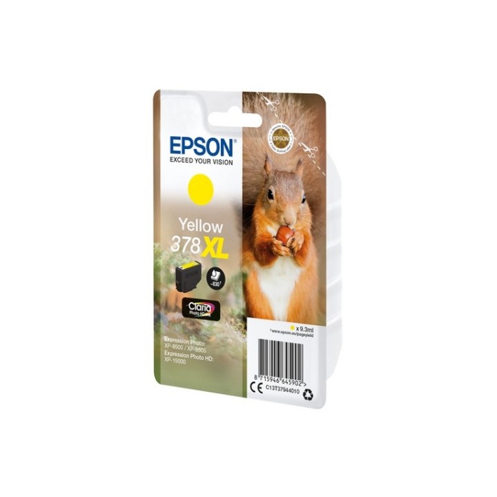 Epson 378XL - 9.3 ml - XL - giallo - originale - blister - cartuccia d'inchiostr (C13T37944010)