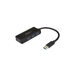 Startech Hub USB 3.0 a 4 porte - Mini Hub USB con porta di ricarica - Include Ad (ST4300MINI)