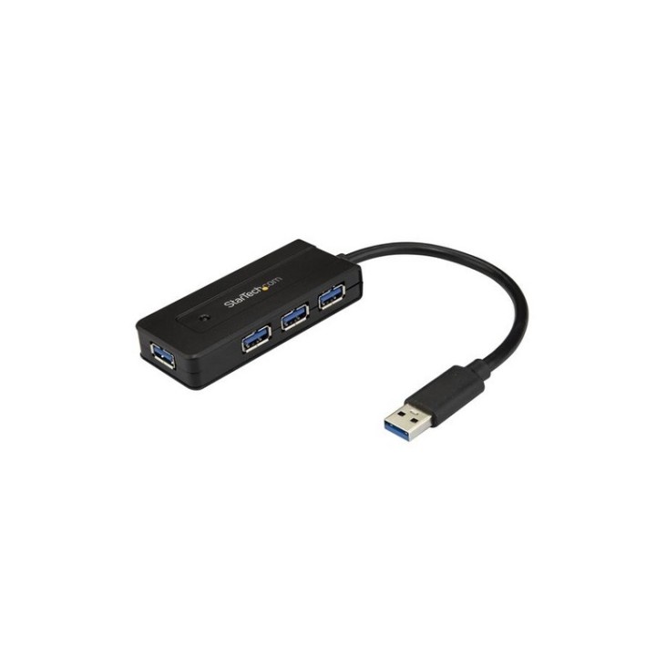 Startech Hub USB 3.0 a 4 porte - Mini Hub USB con porta di ricarica - Include Ad (ST4300MINI)
