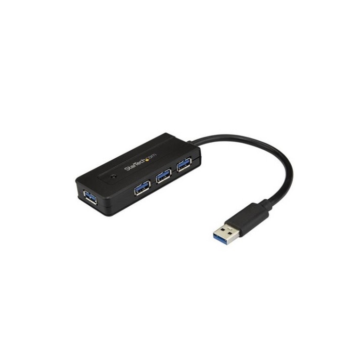Startech Hub USB 3.0 a 4 porte - Mini Hub USB con porta di ricarica - Include Ad (ST4300MINI)
