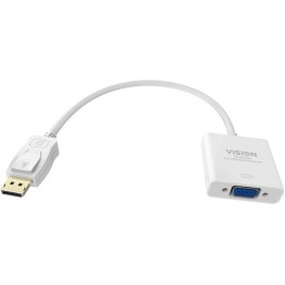 VISION Professional installation-grade DisplayPort to VGA adaptor - maximum reso (TC-DPVGA)
