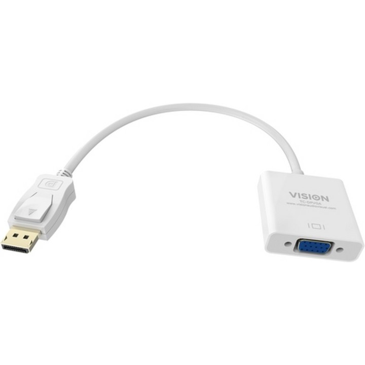 VISION Professional installation-grade DisplayPort to VGA adaptor - maximum reso (TC-DPVGA)