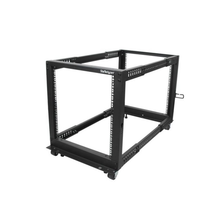 StarTech.com Armadio Server Rack con 4 staffe a Telaio Aperto 12U con profondità